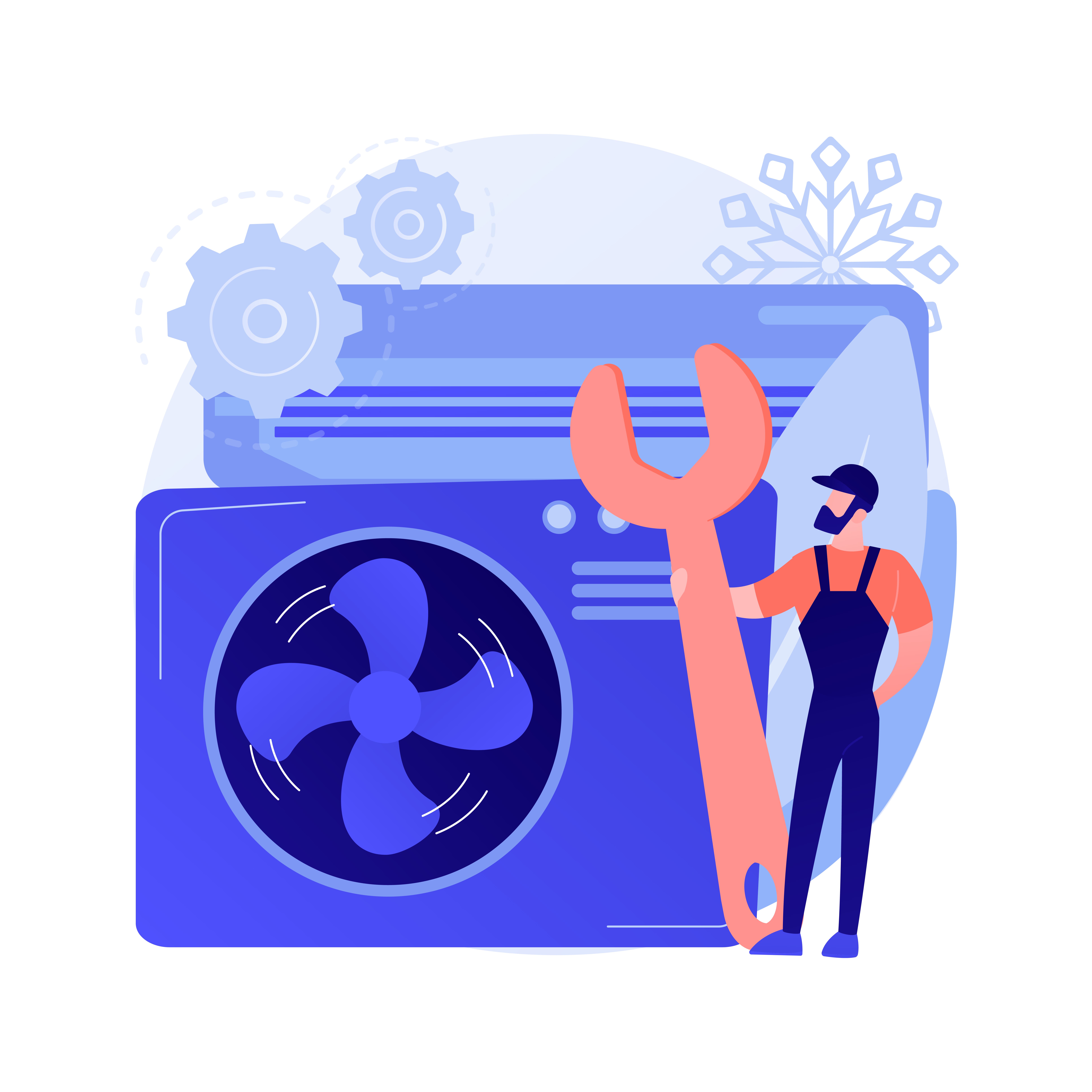 Установка кондиционера 24000 BTU